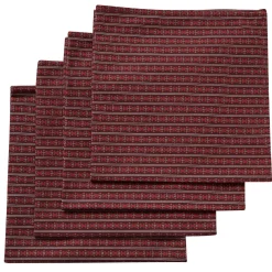 Chefanie Autumn Stripe Napkins (4)| Dinner Napkins