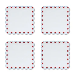 Chefanie Baby Heart Cocktail Napkins (4)| Cocktail Napkins
