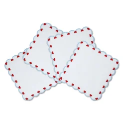Chefanie Baby Heart Cocktail Napkins (4)| Cocktail Napkins