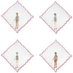 Chefanie Barbie Cocktail Napkins (4)| Cocktail Napkins