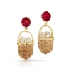 Chefanie Baskets of Pearls| Earrings|Baskets