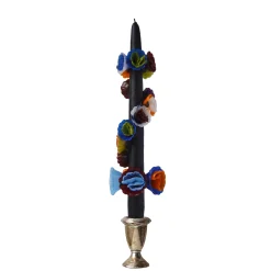 Chefanie Black Rainbow Spiral Candle| Candles