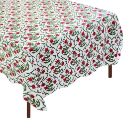 Chefanie Block Print Noël Tablecloth| Tablecloths