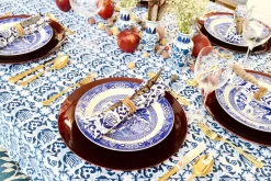 Chefanie Blue & White Napkins (4)| Dinner Napkins