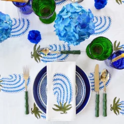 Chefanie Blue Buteh Napkins (4)| Dinner Napkins