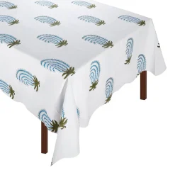 Chefanie Blue Buteh Tablecloth| Tablecloths