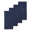 Chefanie Blue Eyelet Dinner Napkins (4)| Dinner Napkins