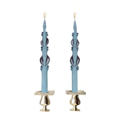 Chefanie Blue Holiday Tapers (2)| Candles
