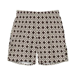 Chefanie Brown Cane Swim Trunks| Garments
