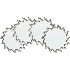 Chefanie Brown Sunburst Cocktail Napkins (4)| Cocktail Napkins