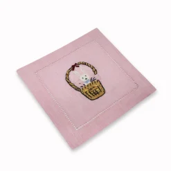 Chefanie Bunny Basket Cocktail Napkins (4)| Cocktail Napkins