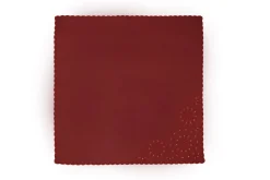 Chefanie Burgundy Eyelet Dinner Napkins (4)| Dinner Napkins