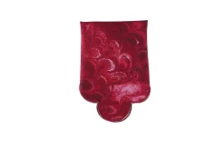 Chefanie Burgundy Marble Napkins (4)| Dinner Napkins