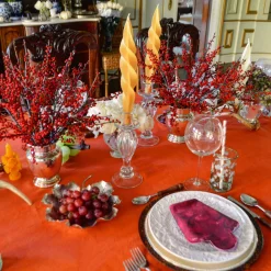 Chefanie Burgundy Marble Napkins (4)| Dinner Napkins