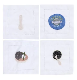 Chefanie Caviar Cocktail Napkins| Cocktail Napkins