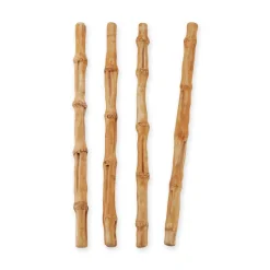 Chefanie Ceramic Bamboo Straws (4)| Straws