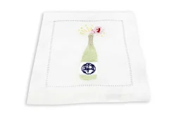 Chefanie Champagne Girl Cocktail Napkins (4)| Cocktail Napkins
