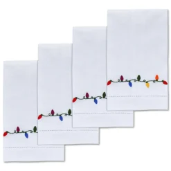 Chefanie Christmas Lights Hand Towels (4)| Towels