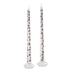 Chefanie Christmas Lights Painted Tapers| Candles