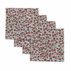 Chefanie Christmas Meadow Napkins (4)| Dinner Napkins