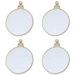 Chefanie Christmas Ornament Cocktail Napkins (4)| Cocktail Napkins