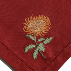Chefanie Chrysanthemum Dinner Napkins (4)| Dinner Napkins
