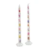 Chefanie Colored Hydrangea Tapers (2)| Candles