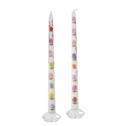 Chefanie Colored Hydrangea Tapers (2)| Candles