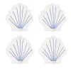 Chefanie Coquilles Cocktail Napkins (4)| Cocktail Napkins
