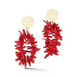 Chefanie Coral Earrings| Earrings