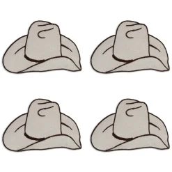 Chefanie Cowboy Hat Cocktail Napkins (4)| Cocktail Napkins