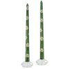 Chefanie Crazy Daisy Patterned Tapers (2)| Candles