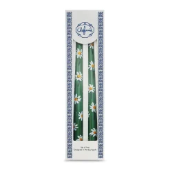 Chefanie Crazy Daisy Patterned Tapers (2)| Candles