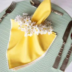 Chefanie Daffodil Napkin Rings (4)| Napkin Rings