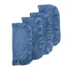 Chefanie Denim Napkins With Ruffled Edge (4)| Dinner Napkins