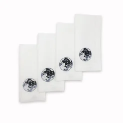 Chefanie Disco Ball Dinner Napkins (4)| Dinner Napkins
