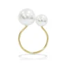 Chefanie Double Pearl Napkin Rings (4)| Napkin Rings