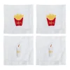 Chefanie Drive-Thru Cocktail Napkins, Set of 4| Cocktail Napkins