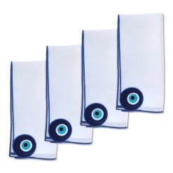 Chefanie Evil Eye Dinner Napkins (4)| Dinner Napkins