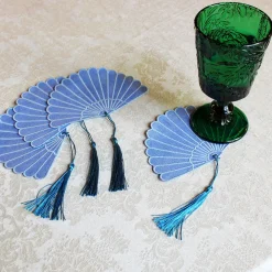 Chefanie Fan Cocktail Napkins (4)| Cocktail Napkins