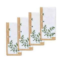 Chefanie Flora Danica Dinner Napkins (4)| Dinner Napkins
