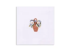Chefanie Flower Basket Cocktail Napkins (4)| Cocktail Napkins