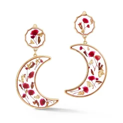 Chefanie Flower Moon Earrings| Earrings