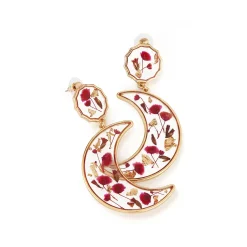 Chefanie Flower Moon Earrings| Earrings