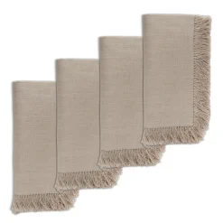 Chefanie Fringe Dinner Napkins| Dinner Napkins