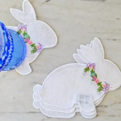 Chefanie Garland Bunny Cocktail Napkins (4)| Cocktail Napkins