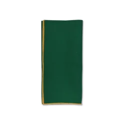 Chefanie Gold & Green Dinner Napkins (4)| Dinner Napkins