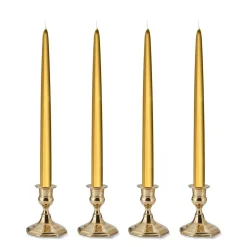 Chefanie Gold Tapers (4)| Candles