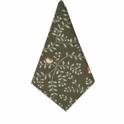 Chefanie Green Branch Napkins (4)| Dinner Napkins