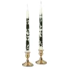 Chefanie Green Chinoiserie Painted Tapers (2)| Candles